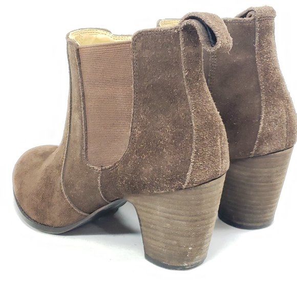 Nine West Ivree Booties Women's Sz 9.5M Brown - Picture 5 of 7